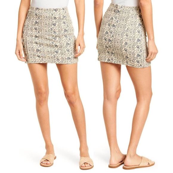 Free People | Modern Femme Denim Mini Skirt - Picture 1 of 6